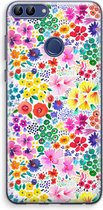 Case Company® - Huawei P Smart (2018) hoesje - Little Flowers - Soft Cover Telefoonhoesje - Bescherming aan alle Kanten en Schermrand