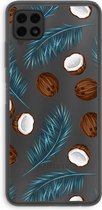 Case Company® - Samsung Galaxy A22 4G hoesje - Kokosnoot - Soft Cover Telefoonhoesje - Bescherming aan alle Kanten en Schermrand