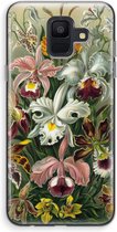 Case Company® - Samsung Galaxy A6 (2018) hoesje - Haeckel Orchidae - Soft Cover Telefoonhoesje - Bescherming aan alle Kanten en Schermrand