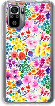 Case Company® - Xiaomi Redmi Note 10S hoesje - Little Flowers - Soft Cover Telefoonhoesje - Bescherming aan alle Kanten en Schermrand