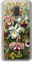 Case Company® - Samsung Galaxy A8 (2018) hoesje - Haeckel Orchidae - Soft Cover Telefoonhoesje - Bescherming aan alle Kanten en Schermrand