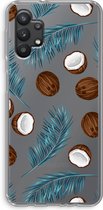 Case Company® - Samsung Galaxy A32 5G hoesje - Kokosnoot - Soft Cover Telefoonhoesje - Bescherming aan alle Kanten en Schermrand