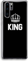 Case Company® - Huawei P30 Pro hoesje - King zwart - Soft Cover Telefoonhoesje - Bescherming aan alle Kanten en Schermrand