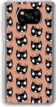 Case Company® - Poco X3 Pro hoesje - Kat - Soft Cover Telefoonhoesje - Bescherming aan alle Kanten en Schermrand