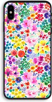 Case Company® - iPhone XS hoesje - Little Flowers - Biologisch Afbreekbaar Telefoonhoesje - Bescherming alle Kanten en Schermrand