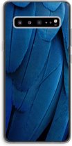 Case Company® - Samsung Galaxy S10 5G hoesje - Pauw - Soft Cover Telefoonhoesje - Bescherming aan alle Kanten en Schermrand