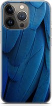 Case Company® - iPhone 13 Pro hoesje - Pauw - Soft Cover Telefoonhoesje - Bescherming aan alle Kanten en Schermrand