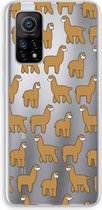 Case Company® - Xiaomi Mi 10T hoesje - Alpacas - Soft Cover Telefoonhoesje - Bescherming aan alle Kanten en Schermrand