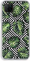 Case Company® - Huawei P40 Lite hoesje - Geometrische jungle - Soft Cover Telefoonhoesje - Bescherming aan alle Kanten en Schermrand