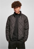 Urban Classics Jacket -S- Diamond Quilted Zwart