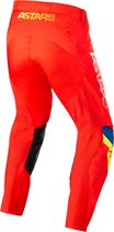 Pantalon Alpinestars Techstar Quadro Rouge Vif Yellow Fluo Blue - Taille 32 - Pantalons