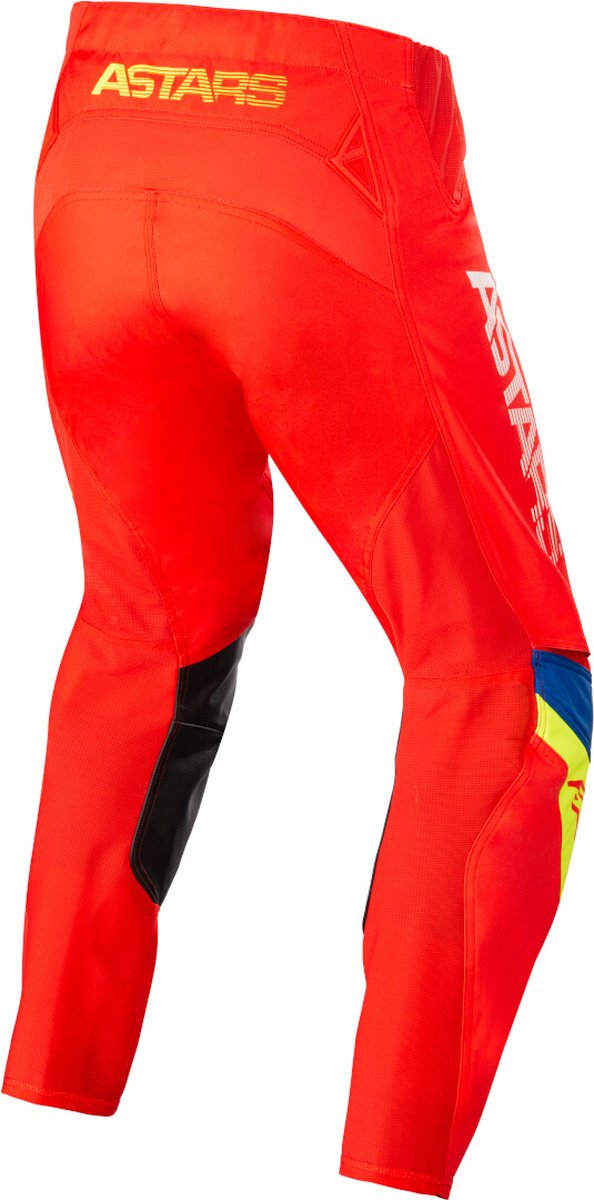 Alpinestars Techstar Quadro Pants Bright Red Yellow Fluo Blue 32