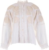 Antik Batik Dames Togala Blouse Wit maat S