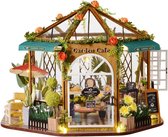 CUTE ROOM - DIY Miniatuur Houten Poppenhuis Bouwpakket - GD-001 Garden Cafe