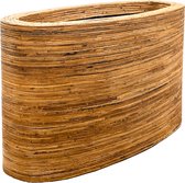 Rattanplanter Ovaal