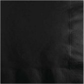 servetten black velvet 33cm papier 20 stuks