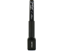 L'Oréal X Karl Lagerveld Matte Metallic Eyeliner - 12 Chic Rose Silver