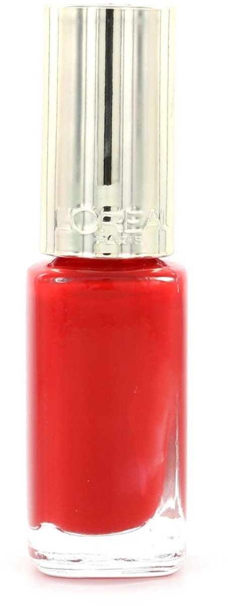 Goedkoopste L'Oréal Paris Le Vernis - 408 Exquisite Scarlet - Rood - Nagellak