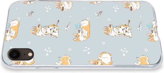 Coque iPhone XR - Motif - Chien - Corgi - Coque en Siliconen téléphone -