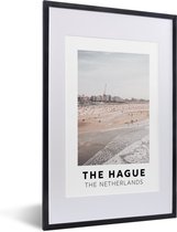 Cadre photo avec affiche - Pays- Nederland - La Haye - Scheveningen - 40x60 cm - Cadre pour affiche