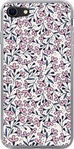 Coque iPhone 8 - Meiden - Fleurs - Rose - Motifs - Coque de téléphone en Siliconen -