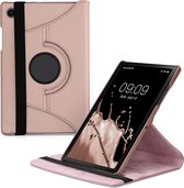 Draaibare Bookcase - Geschikt voor Samsung Galaxy Tab A8 Hoes - 10.5 inch (2021, 2022) - Roze Goud