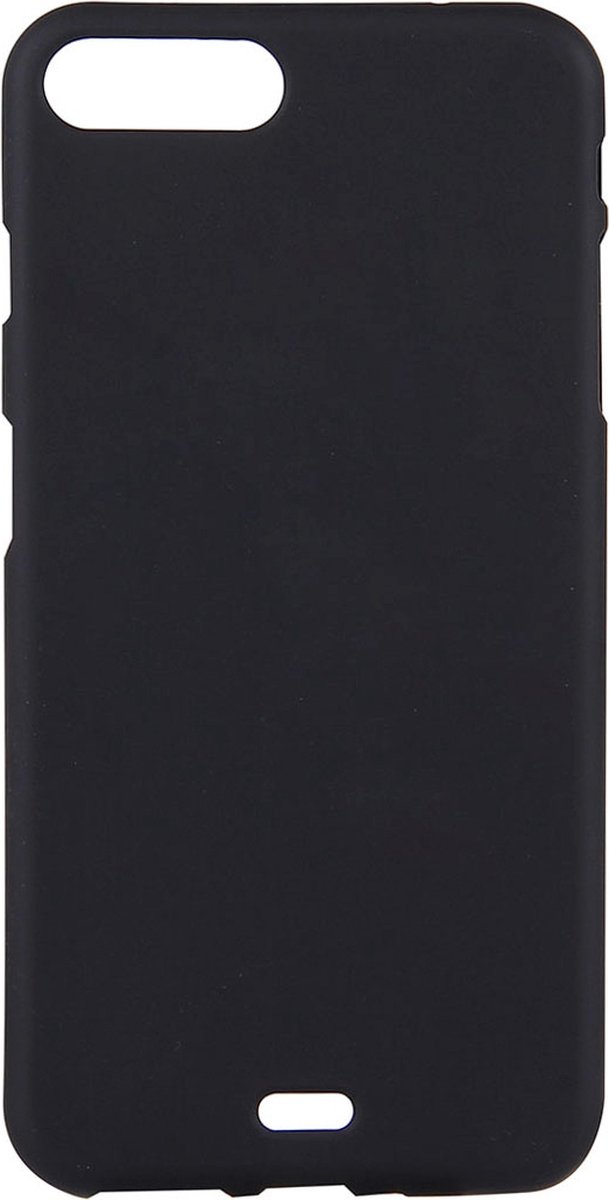 Mobigear Hoesje geschikt voor Apple iPhone 7 Plus Telefoonhoesje Flexibel TPU | Mobigear Colors Backcover | iPhone 7 Plus Case | Back Cover - Zwart