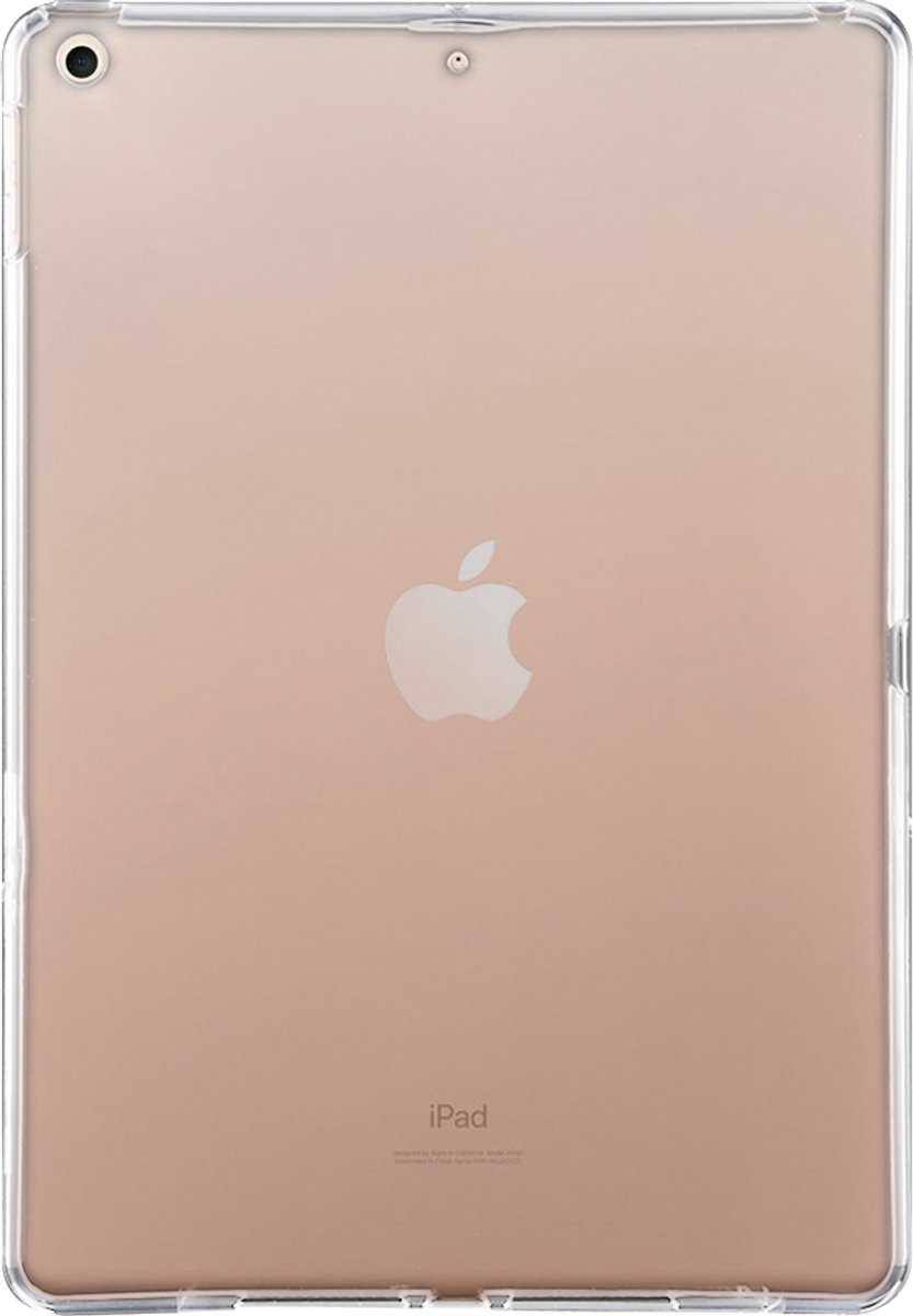 Mobigear Tablethoes geschikt voor Dunne Apple iPad 7 (2019) Hoes Flexibel TPU | Mobigear Basics Backcover | Doorzichtig Telefoonhoesje iPad 7 (2019) | iPad 7 (2019) Case | Back Cover - Transparant