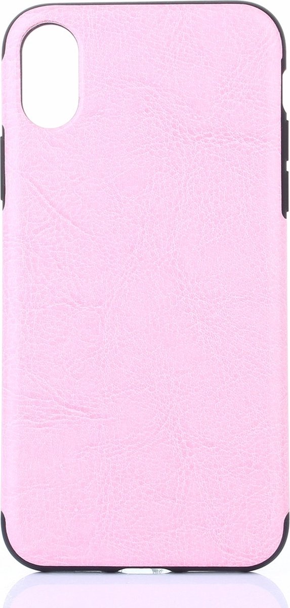 Mobigear Hoesje geschikt voor Apple iPhone XS Max Telefoonhoesje Flexibel TPU | Mobigear Excellent Backcover | iPhone XS Max Case | Back Cover - Roze