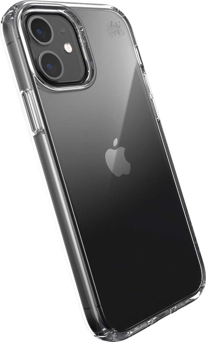 Speck Doorzichtig Hoesje geschikt voor Apple iPhone 12 Telefoonhoesje Hardcase | Speck Presidio Perfect Clear Backcover Shockproof | Doorzichtig Telefoonhoesje iPhone 12 | Schokbestendig iPhone 12 Telefoonhoesje | Anti Shock Proof - Transparant