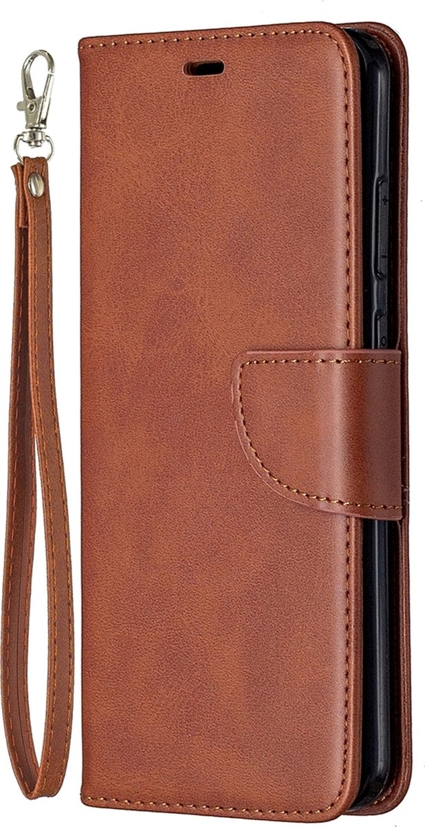 Mobigear Telefoonhoesje geschikt voor Nokia 5.3 Hoesje | Mobigear Excellent Bookcase Portemonnee | Pasjeshouder voor 3 Pasjes | Telefoonhoesje voor Pinpas / OV Kaart / Rijbewijs - Bruin