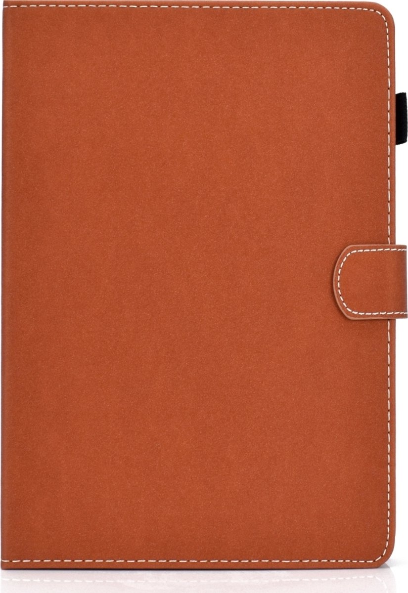 Mobigear Tablethoes geschikt voor Samsung Galaxy Tab S6 Lite Hoes | Mobigear Folio Bookcase + Stylus Houder - Bruin
