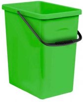 BranQ - Afvalbak - Recyclingbak | Eco - Opbergemmer 10L - Groen