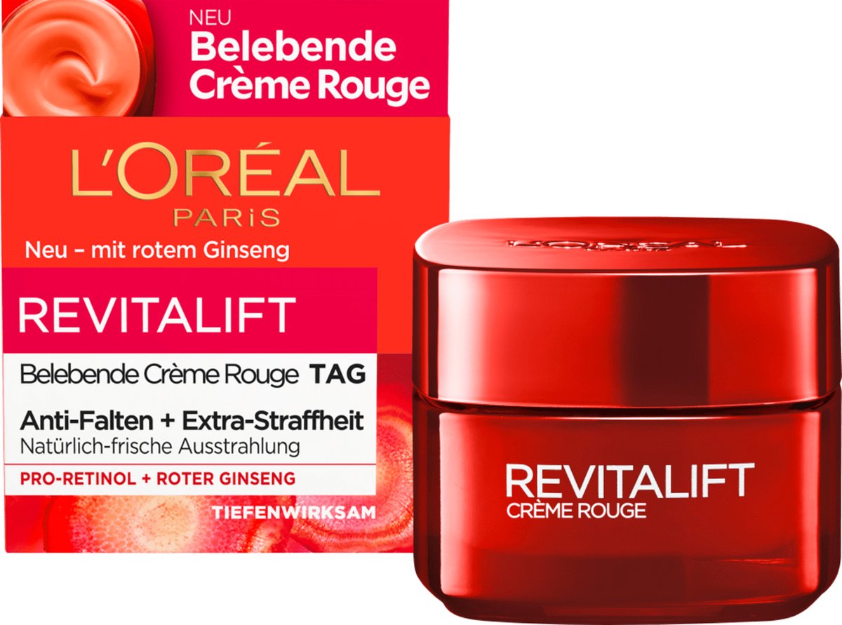 Goedkoopste L'ORÉAL PARIS Dagcrème Revitalift Crème Rouge, 50 ml