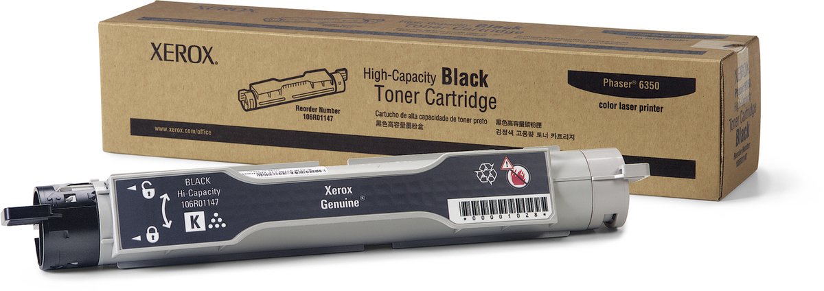 Xerox 106R01147 toner zwart, Phaser 6350/6350 DP/DT/DXM