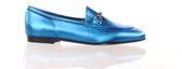 MAURY Damesloafer metallic leder - lichtblauw - maat 39