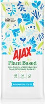 6x Ajax Plantaardige Reinigingsdoekjes Badkamer en Toilet 100 stuks