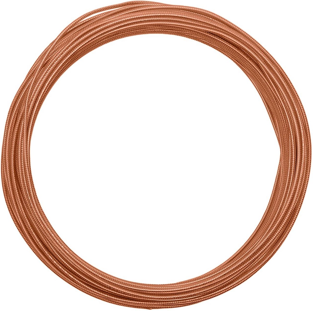 Vaessen Creative Aluminium Draad - Embossed round - 2mm - 30m - Oranje koper