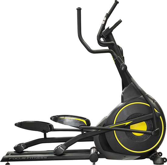 Crosstrainer Focus Fitness Senator iPlus - Front driven / Voorwiel crosstrainer - Incl. hartslagfunctie en tablethouder - 12 trainingsprogramma's - iPlus module - Koppelbaar met tablet - Crosstrainer Fitness