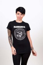 Ramones - Seal Dames T-shirt - 2XL - Zwart