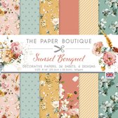 The Paper Boutique Paper pad - Sunset bouquet - 20,3x20,3cm