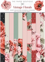 The Paper Boutique Vintage florals insert collection