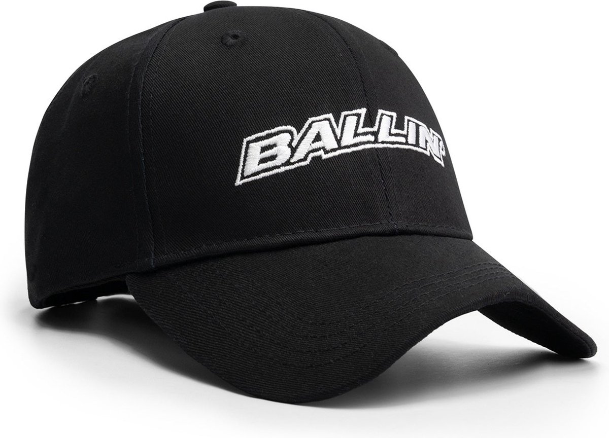 Ballin Amsterdam - Heren One Size Pet - Zwart - Maat One Size