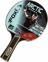 tafeltennisbat Arctic 5 Star 26 cm hout/rubber zwart/rood