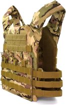 AFTR® Tactical vest - Plate Carrier - Airsoft - Paintball - Military Equipment - Multicam