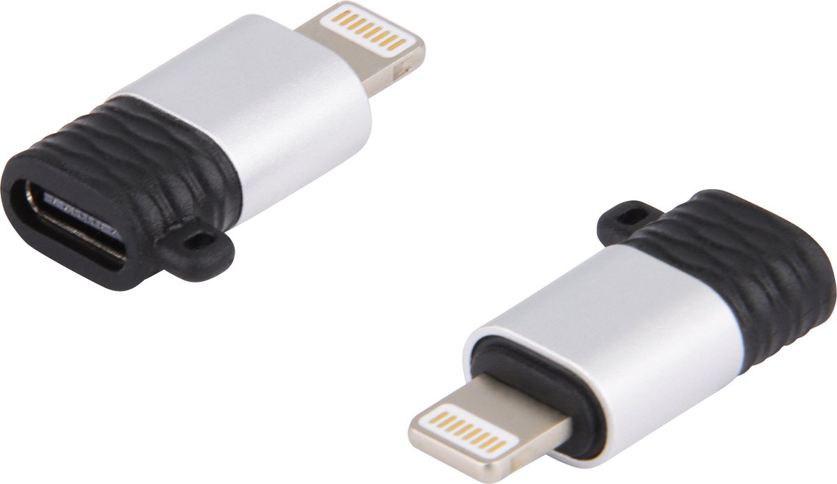 USB-C naar Lightning Adapter - Aluminium Design - USB C (Female) naar Apple  Lightning... | bol.com