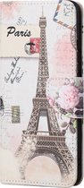 Parijs Eiffeltoren agenda wallet case hoesje Telefoonhoesje geschikt voor Samsung Galaxy A13