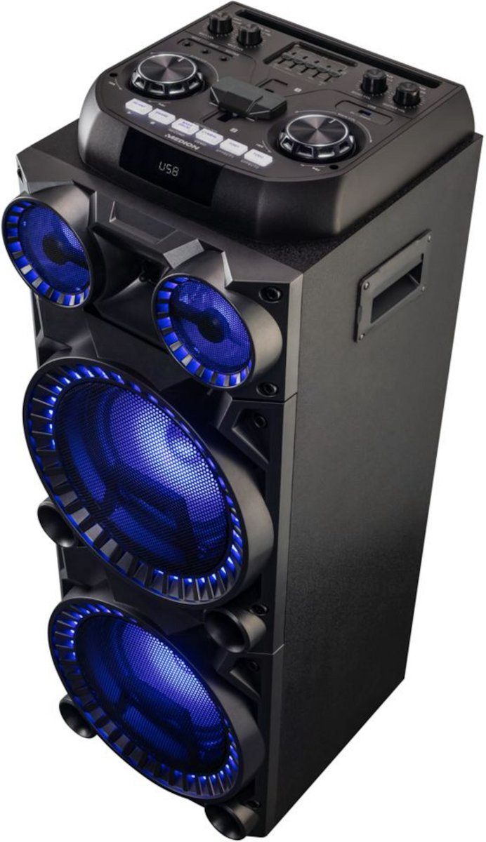 MEDION Enceinte - X64060 - écran LED - fonction karaoké - DJ et batterie -  Bluetooth... | bol