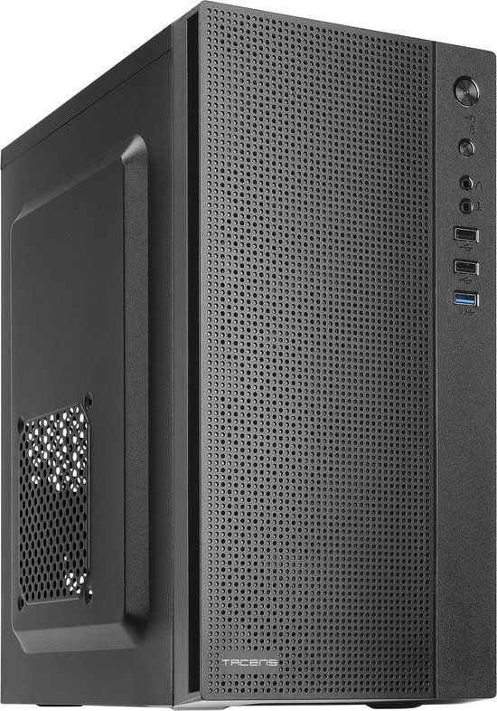 ATX kast Tacens AC5500 Caja PC Compacta Micro ATX Fuente Alimentación 500W USB 3.0 Zwart
