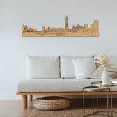 Skyline Utrecht Detail Eikenhout 130cm Wanddecoratie Voor Aan De Muur City Shapes